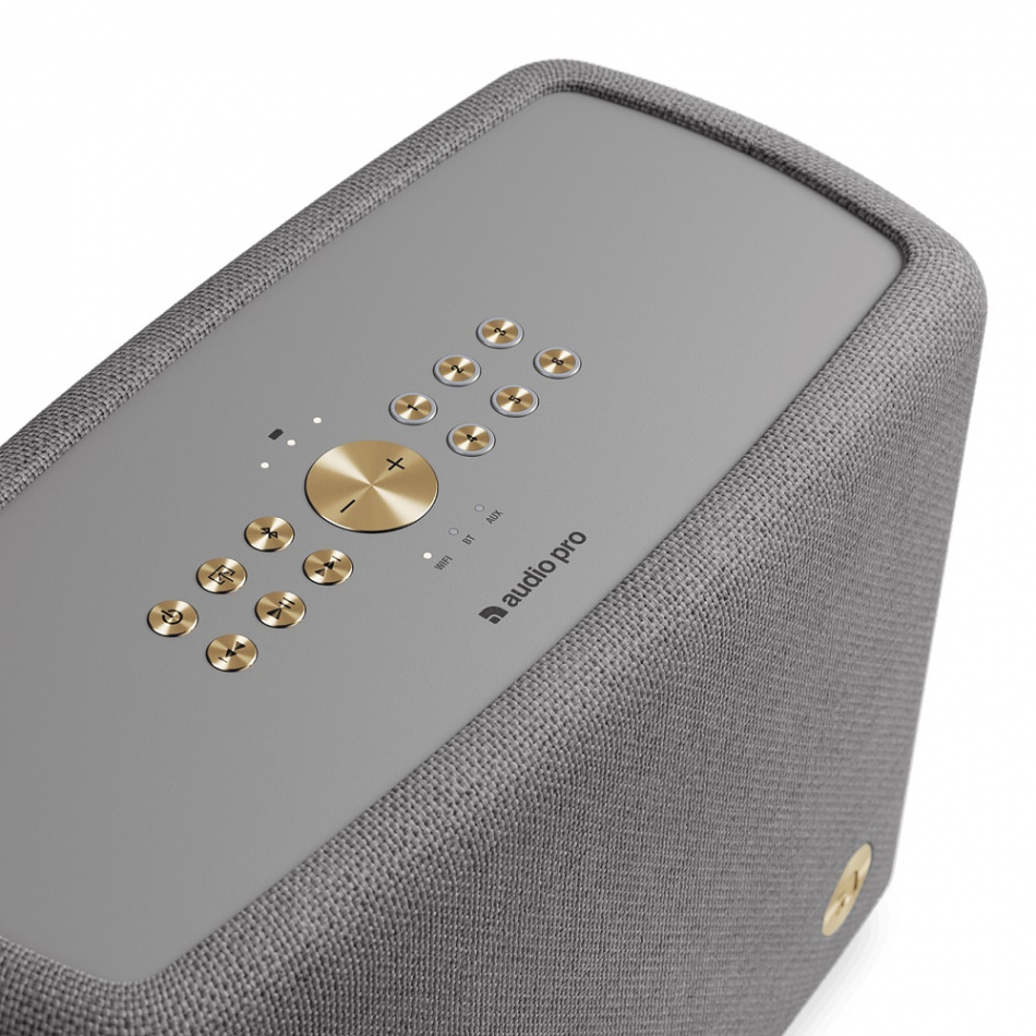 Audio Pro A15 W tragbarer WLAN-Lautsprecher, dunkelgrau