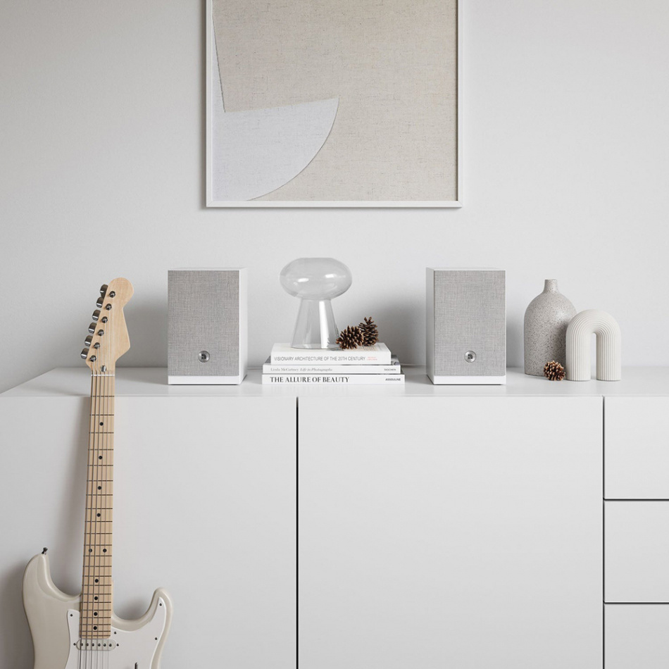 Audio Pro A28 W aktive Standlautsprecher mit Wi-FI, weiß