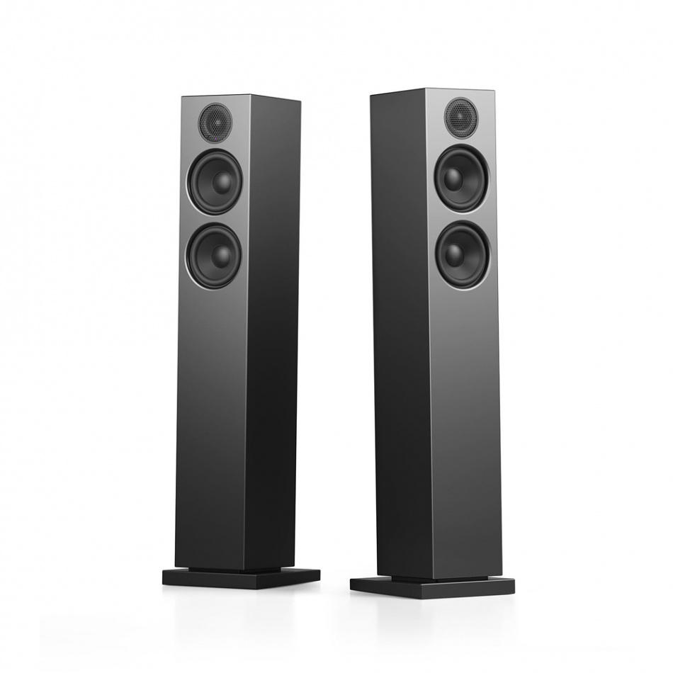 Audio Pro A38 W aktive Standlautsprecher mit Wi-Fi, schwarz