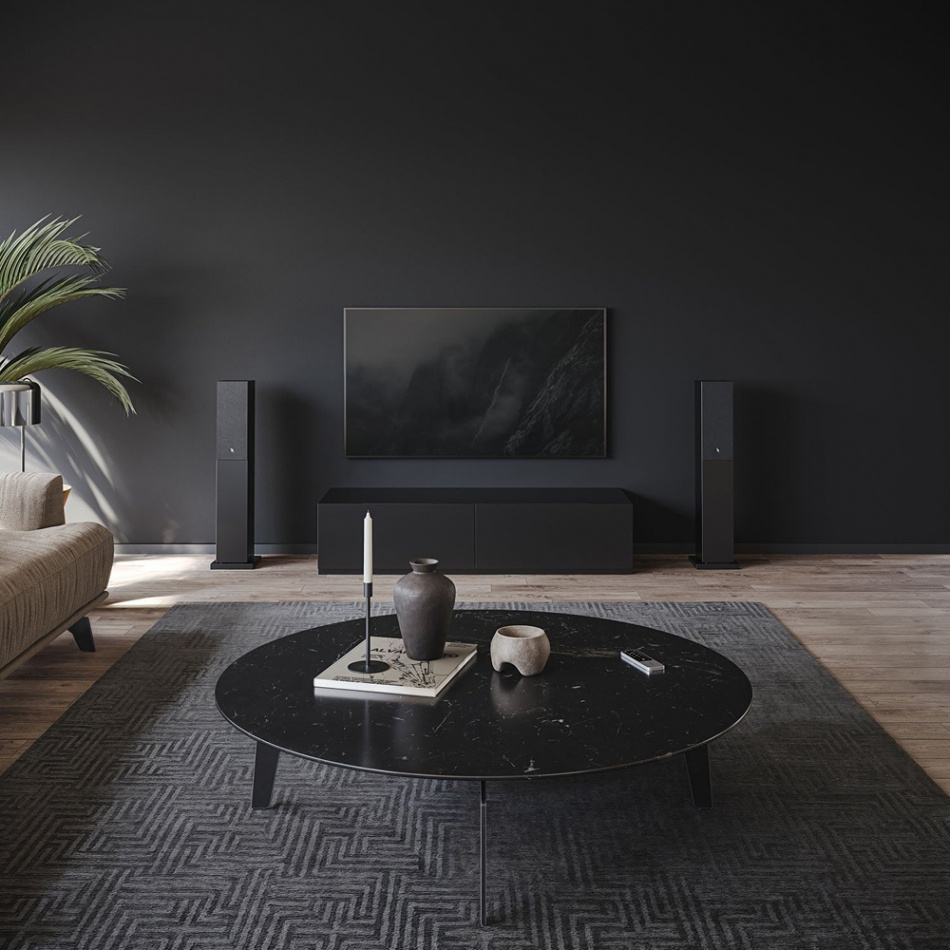 Audio Pro A38 W aktive Standlautsprecher mit Wi-Fi, schwarz