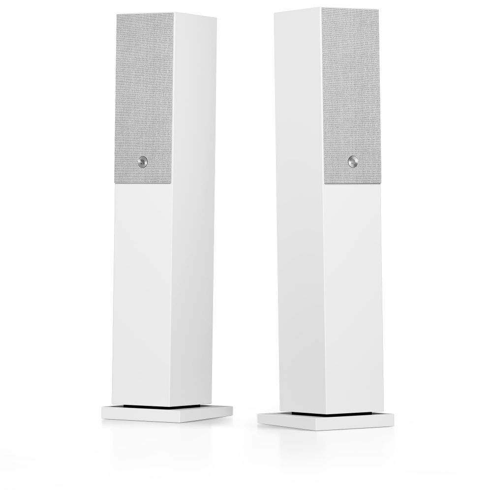 Audio Pro A38 aktive Standlautsprecher mit WLAN, weißes Paar