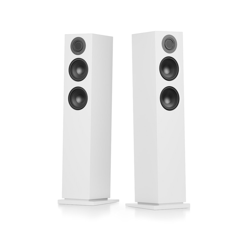 Audio Pro A48 W aktive Lautsprecher mit HDMI, weißes Paar
