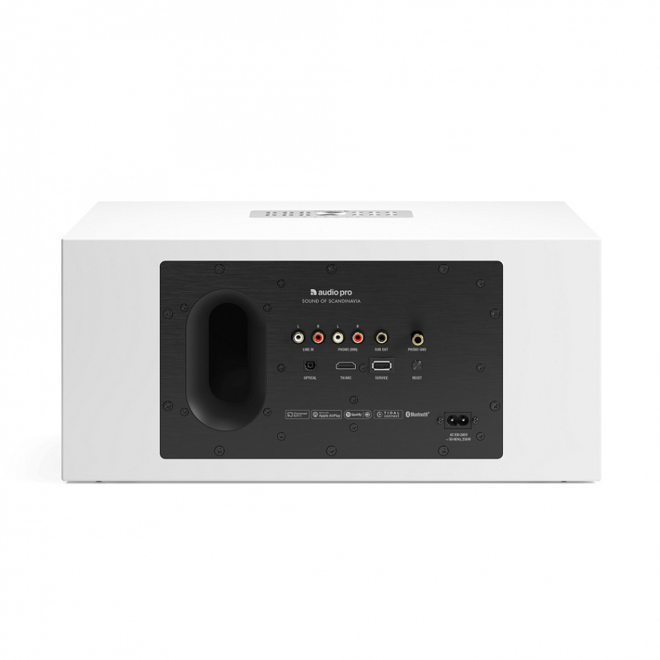 Audio Pro C20 Lautsprecher mit AirPlay 2, HDMI & mehr, weiß