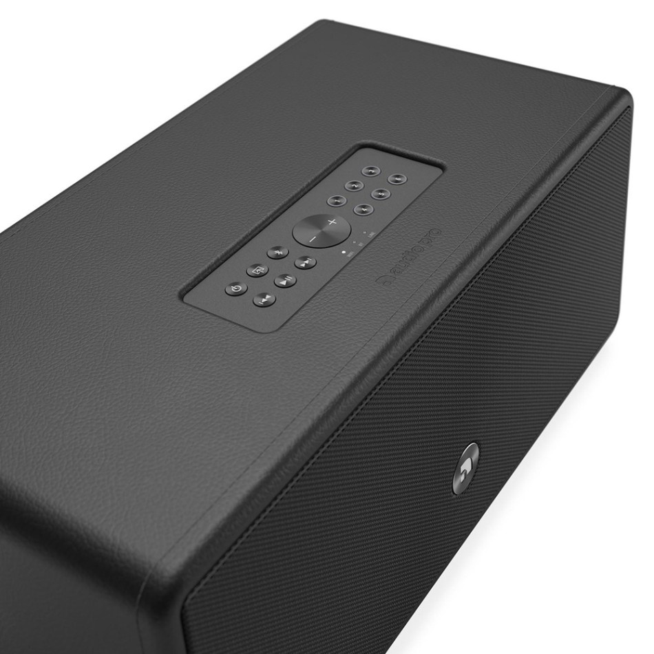Audio Pro Drumfire D-2 W Lautsprecher mit Chromecast & AirPlay 2, schwarz