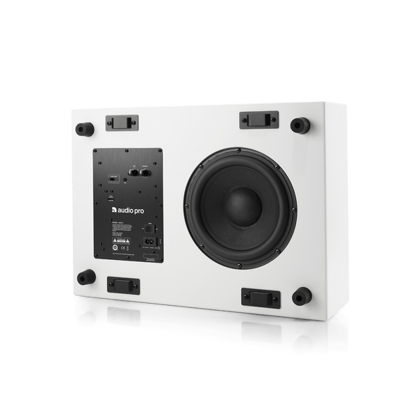 Audio Pro Business SUB-3, kabelloser Subwoofer weiß
