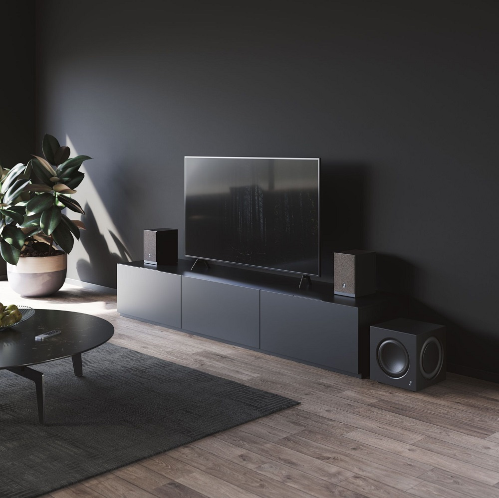 Audio Pro SW10, aktiver Subwoofer schwarz