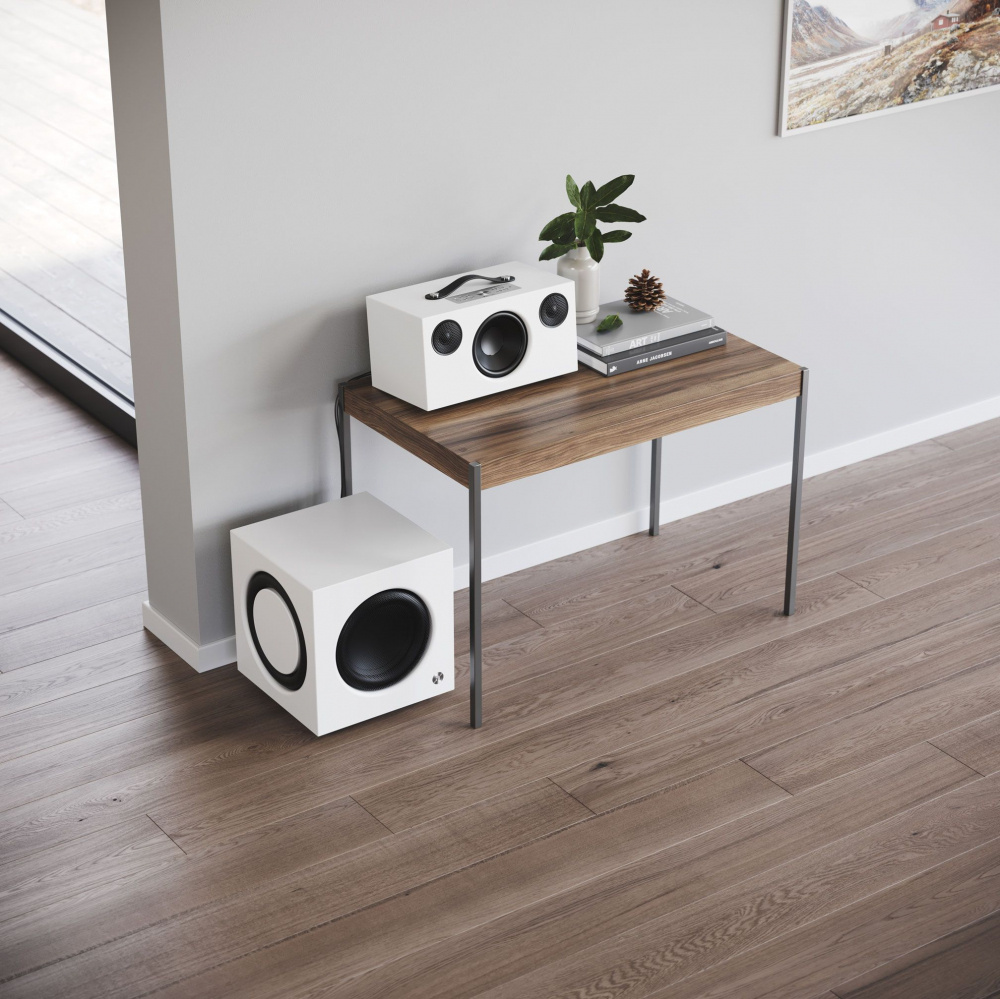 Audio Pro SW10, aktiver Subwoofer weiß