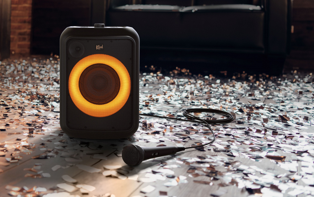 Klipsch Gig XL, tragbarer Partylautsprecher mit Mikrofon & Bluetooth