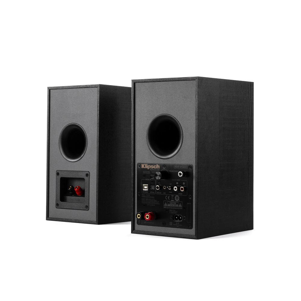 Klipsch R-41PM aktiver Lautsprecher mit Bluetooth, schwarzes Paar