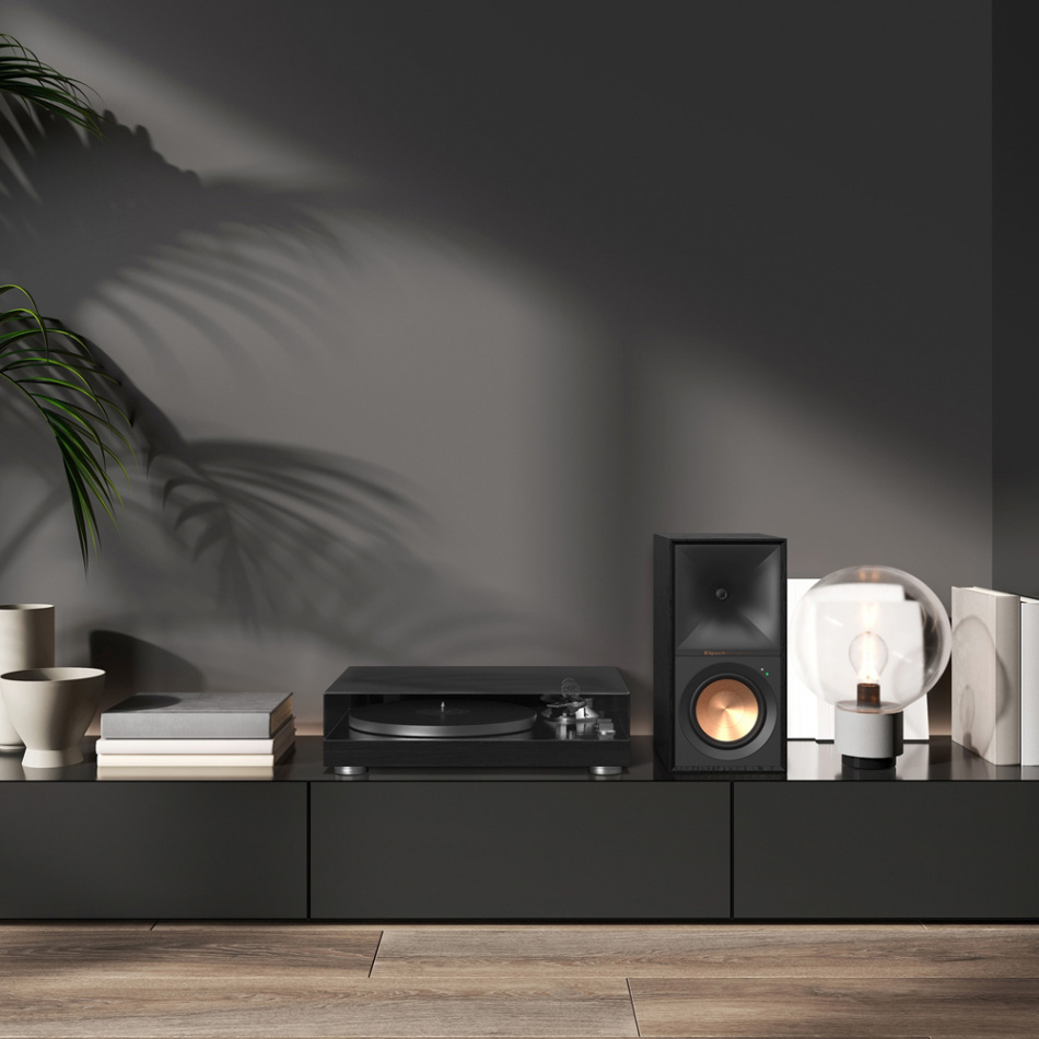 Klipsch R-50PM aktiver Lautsprecher mit Bluetooth, schwarzes Paar
