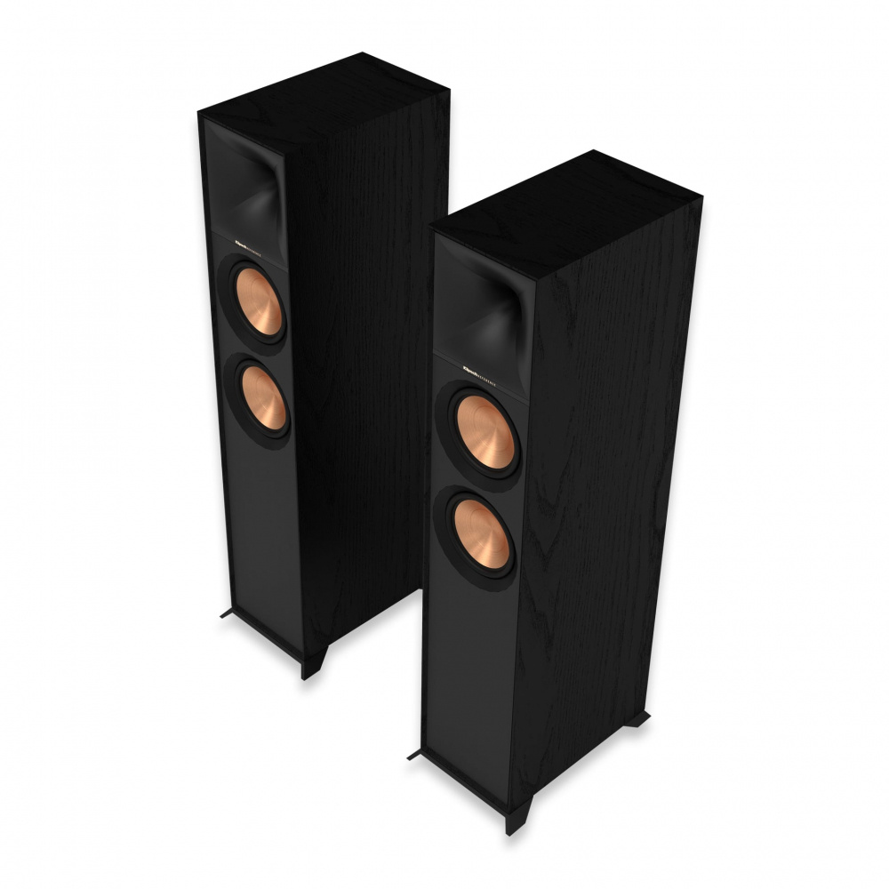 Klipsch R-600F Standlautsprecher, schwarzes Paar