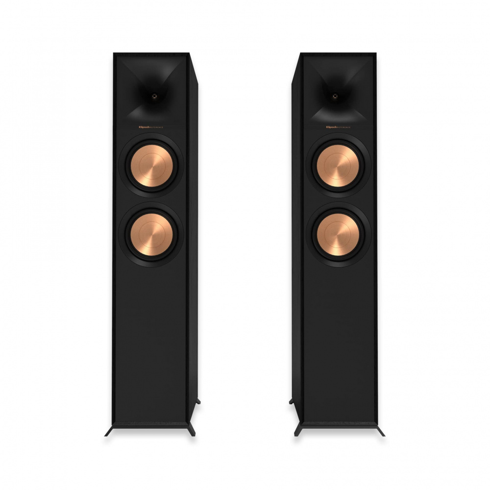Klipsch R-605FA Standlautsprecher mit Dolby Atmos, schwarzes Paar