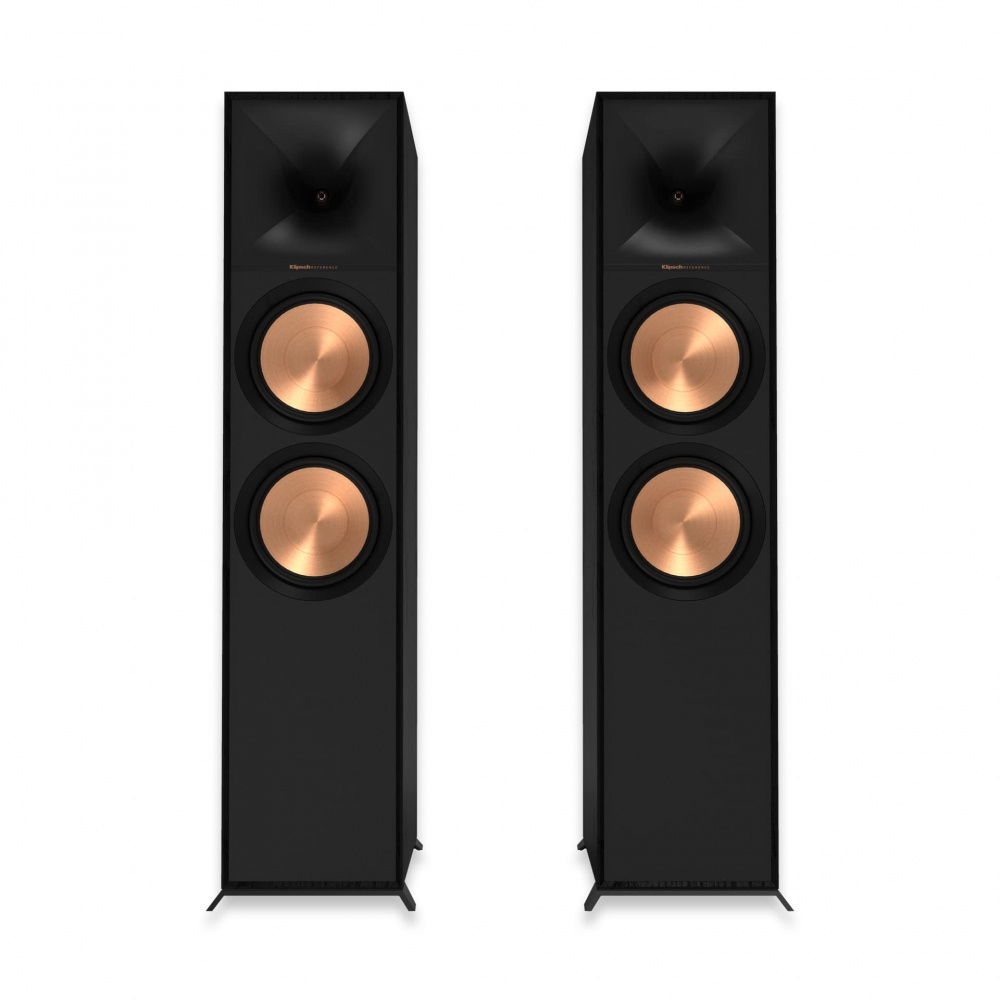 Klipsch R-800F Standlautsprecher, schwarzes Paar