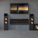 Klipsch R-800F Standlautsprecher, schwarzes Paar Klipsch R-800F Standlautsprecher, schwarzes Paar