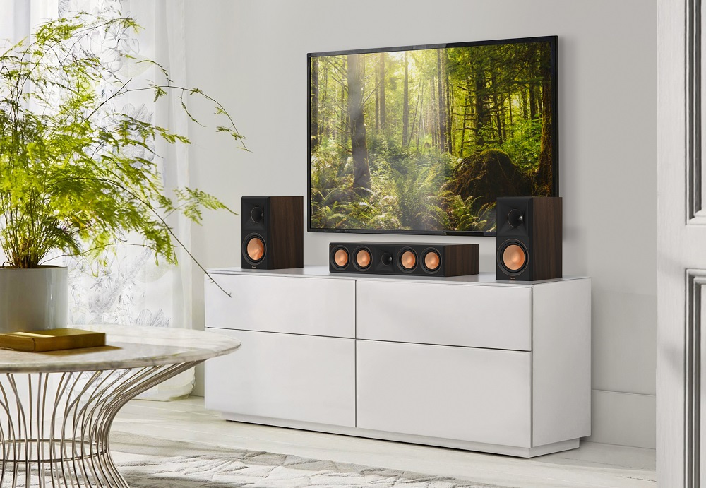Klipsch RP-600M II Regallautsprecher, Walnuss Paar