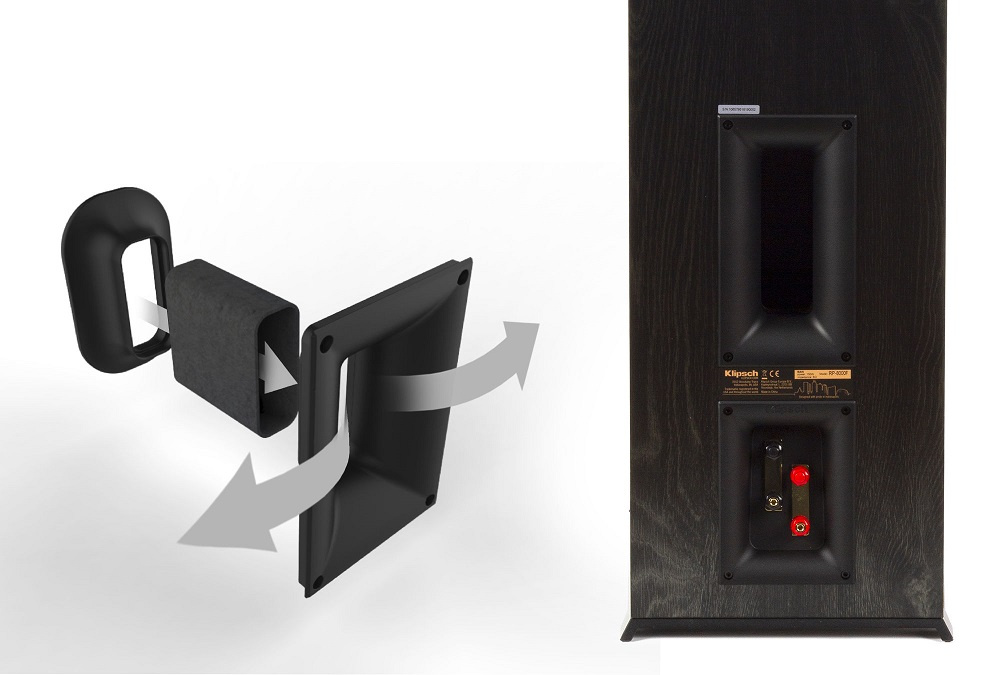 Klipsch RP-8000F Standlautsprecher, Schwarz