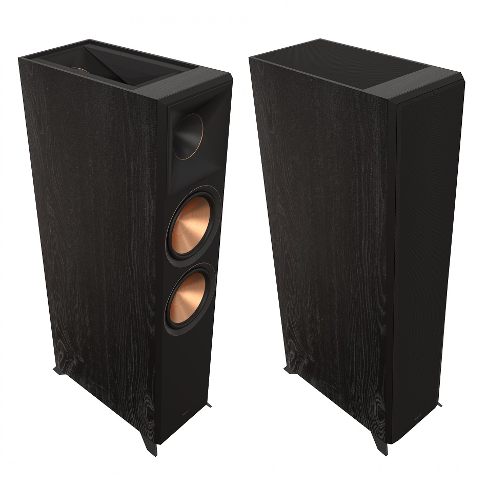 Klipsch RP-8060FA II Dolby-Atmos-Standlautsprecher, Schwarz Paar