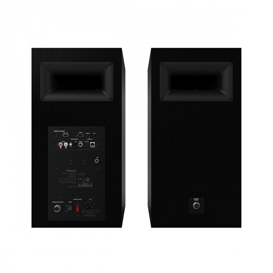 Klipsch The Nines, aktive Regallautsprecher, Schwarz