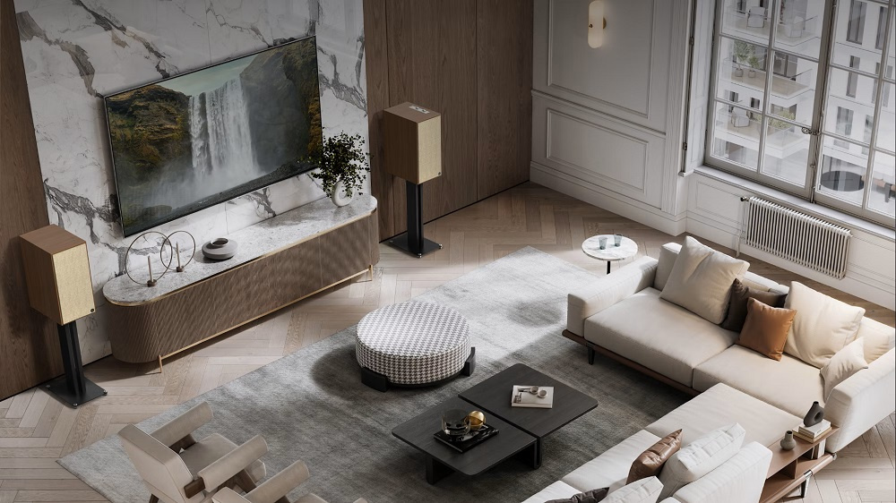 Klipsch The Nines, aktive Regallautsprecher, Walnuss