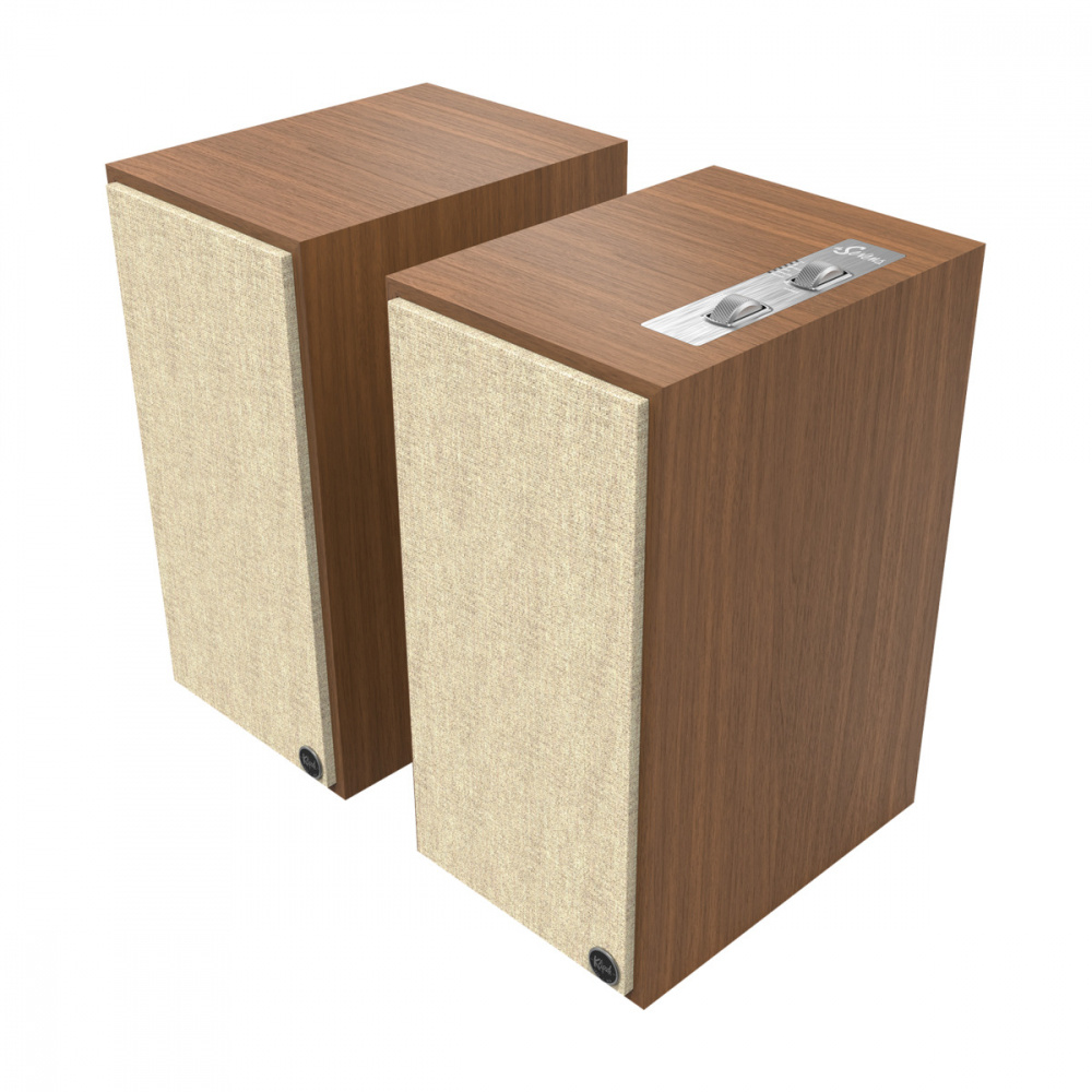 Klipsch The Sevens, aktive Regallautsprecher, Walnuss