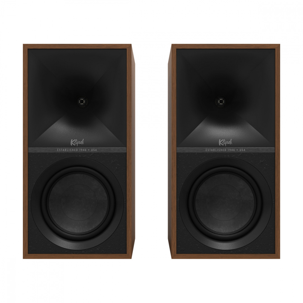 Klipsch The Sevens, aktive Regallautsprecher, Walnuss