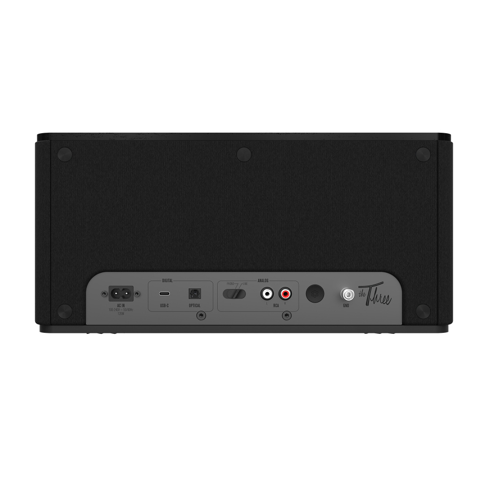 Klipsch The Three Plus Bluetooth-Lautsprecher, Schwarz