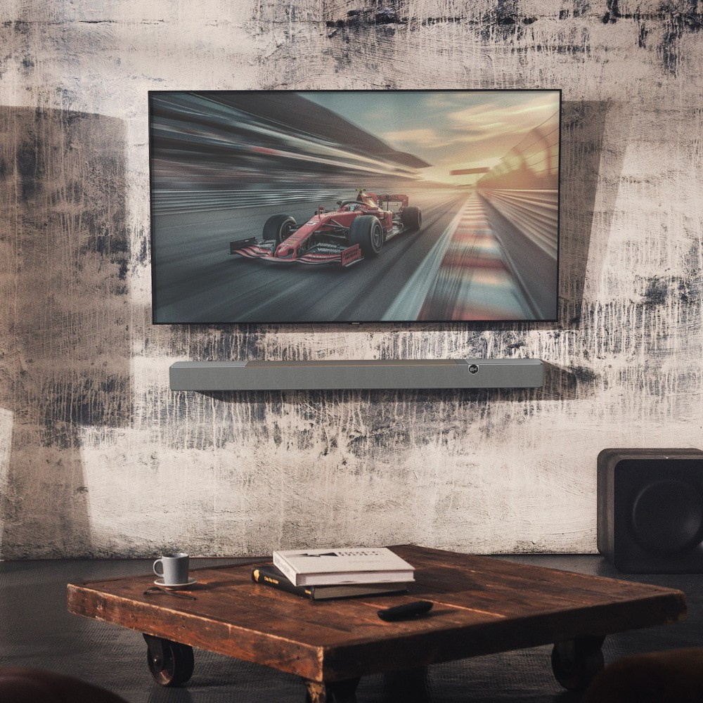 Klipsch Flexus Core 200, Soundbar mit Dolby Atmos, Walnuss