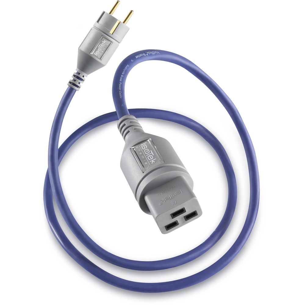 Isotek Premier, geerdetes Netzkabel mit C19-Stecker, 1.5 Meter