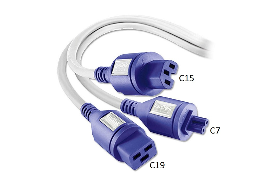 Isotek EVO3 Sequel geerdetes Netzkabel mit C19-Stecker, 2 Meter