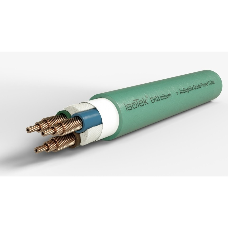 Isotek EVO3 Initium, geerdetes Netzkabel mit C15, 3 m