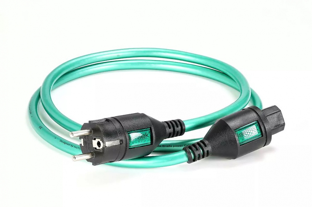 Isotek Initium, geerdetes Netzkabel mit C15-Stecker, 1.5 Meter