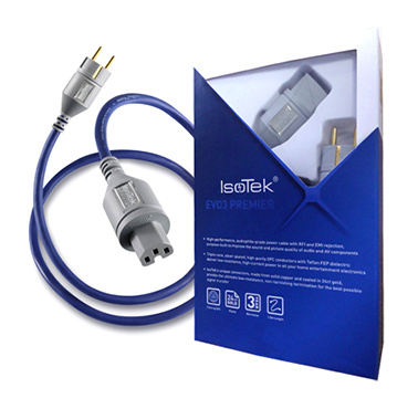 Isotek Premier, geerdetes Netzkabel mit C15-Stecker 1.5 Meter
