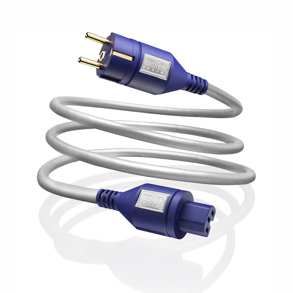 Isotek EVO3 Sequel geerdetes Netzkabel mit C15-Stecker, 2 Meter