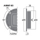 Monacor AIRMT-85, AMT-Bändchenhochtöner, 4 Ohm Monacor AIRMT-85, AMT-Bändchenhochtöner, 4 Ohm