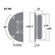 Monacor DT-99, Seidenkalotten-Hochtöner, 8 Ohm Monacor DT-99, Seidenkalotten-Hochtöner, 8 Ohm