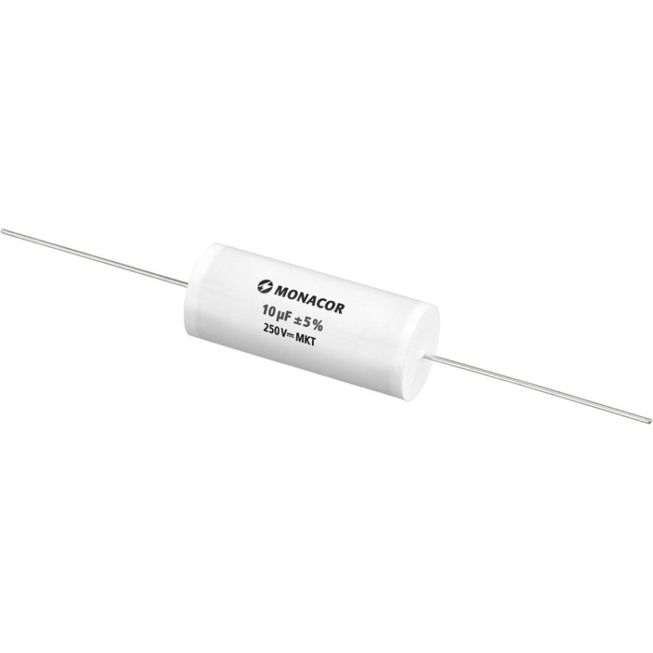 Monacor MKTA-100 MKT-Folienkondensator, 10 µF, 250 V