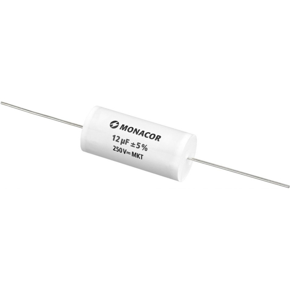 Monacor MKTA-120 MKT-Folienkondensator, 12 µF, 250 V