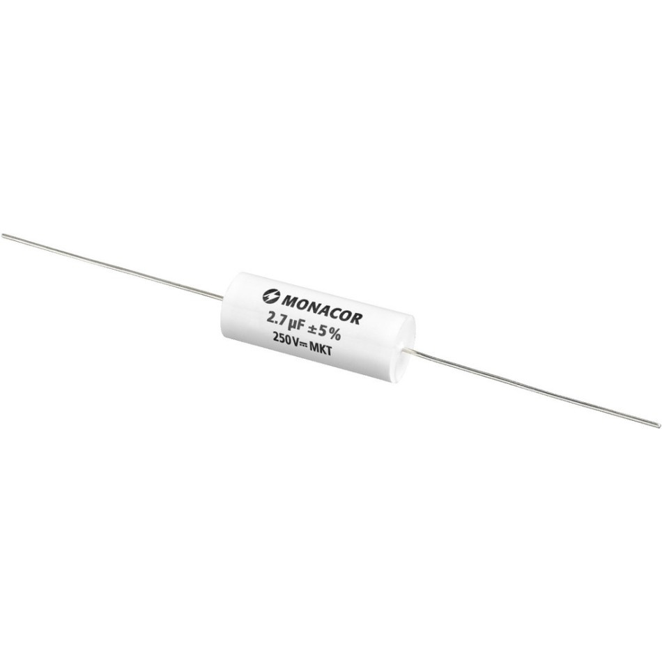 Monacor MKTA-27 MKT-Folienkondensator, 2.7 µF, 250 V