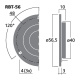 Monacor RBT-56, kompakter Bändchenhochtöner, 4 Ohm Monacor RBT-56, kompakter Bändchenhochtöner, 4 Ohm