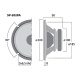 Monacor SP-202PA, 8-Zoll-Tiefmitteltöner, 8 Ohm Monacor SP-202PA, 8-Zoll-Tiefmitteltöner, 8 Ohm
