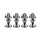 Monacor SPS10-Black Chrome Lautsprecher-Spikes aus Metall, 4er-Pack Monacor SPS10-Black Chrome Lautsprecher-Spikes aus Metall, 4er-Pack