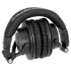 Audio Technica ATH-M50xBT2, kabellose Over-Ear-Kopfhörer, schwarz Audio Technica ATH-M50xBT2, kabellose Over-Ear-Kopfhörer, schwarz