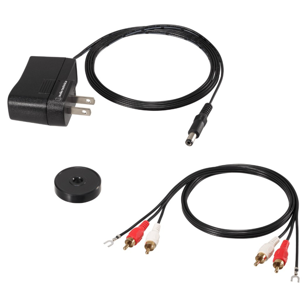 Audio-Technica AT-LPW40WN Plattenspieler mit AT-VM95E-Tonabnehmer, Walnuss