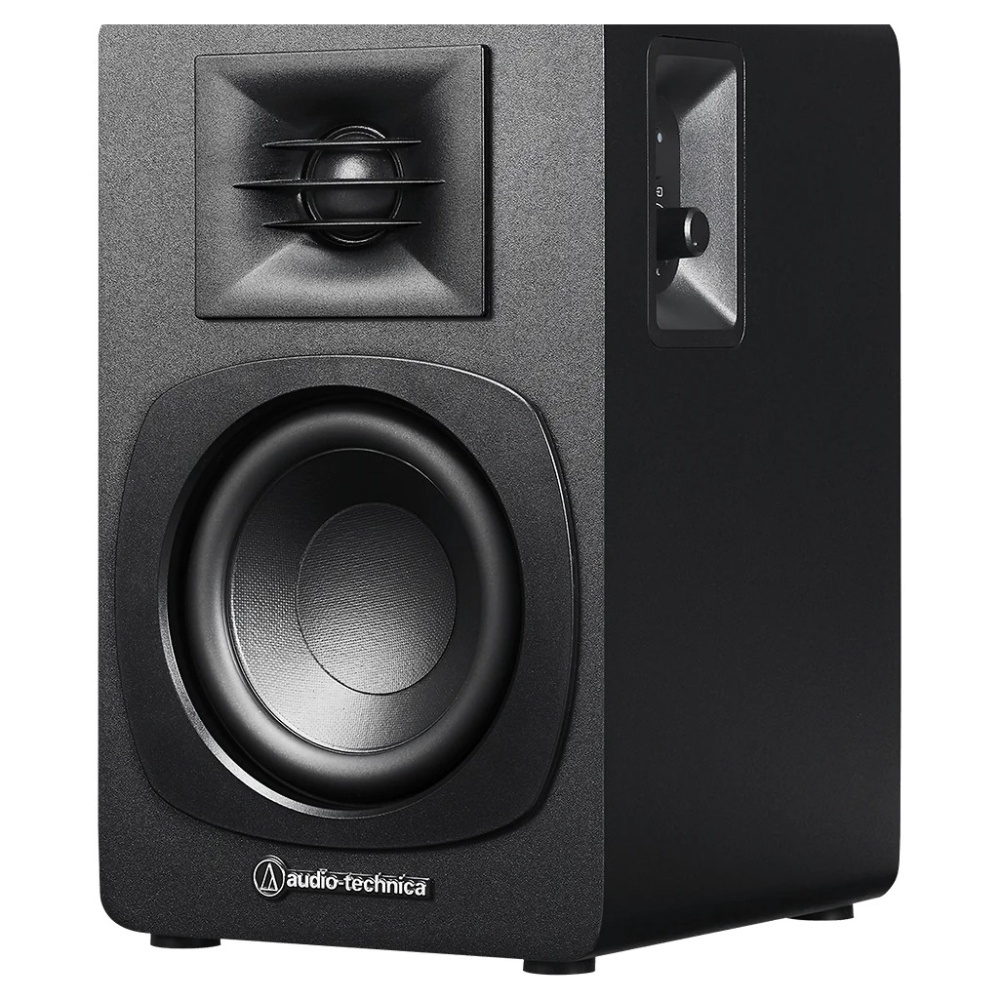 Audio Technica AT-SP3X aktive Stereolautsprecher, schwarzes Paar