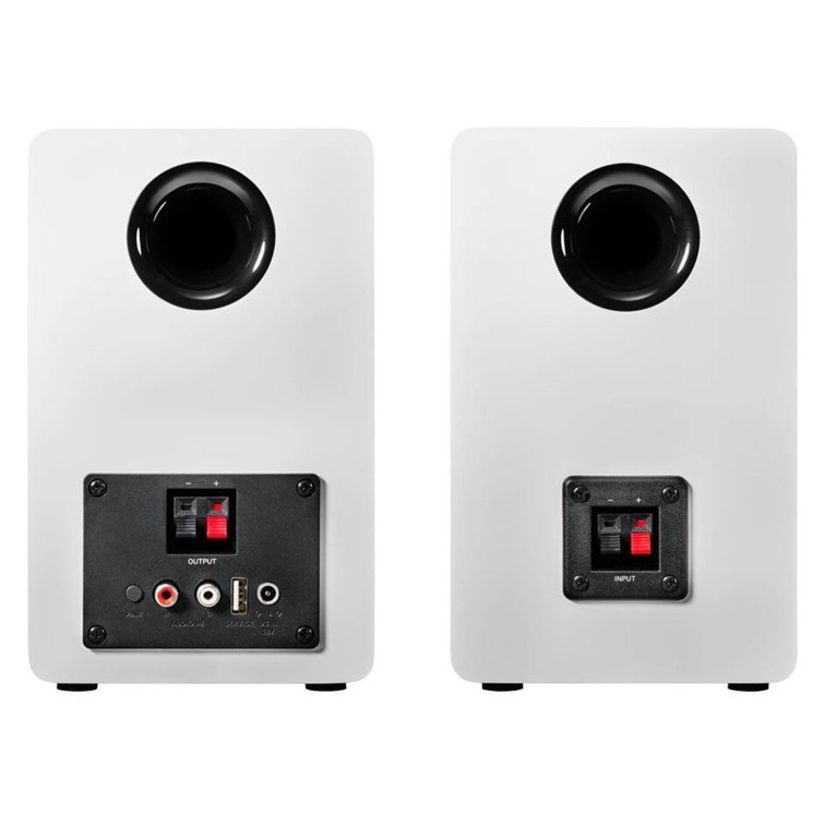 Audio Technica AT-SP3X aktive Stereo-Lautsprecher, weißes Paar
