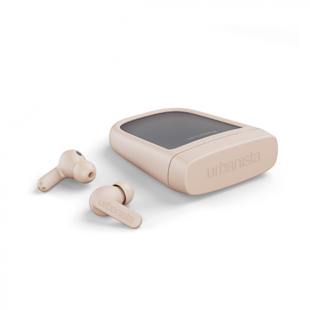 Urbanista Phoenix solarbetrieben aufladbare True-Wireless-Kopfhörer, Desert Rose