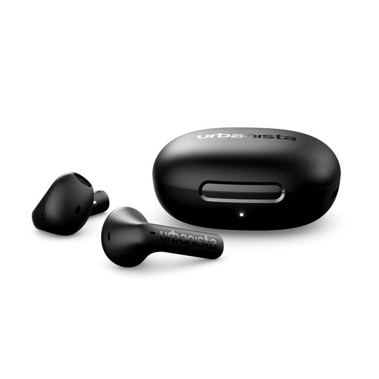 Urbanista Santa Monica kabellose Kopfhörer mit Geräuschunterdrückung, Midnight Black