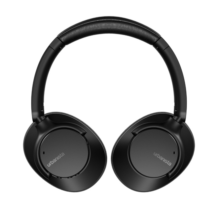 Urbanista Valencia kabellose Over-Ear-Kopfhörer mit Geräuschunterdrückung, Midnight Black