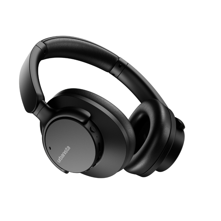 Urbanista Valencia kabellose Over-Ear-Kopfhörer mit Geräuschunterdrückung, Midnight Black