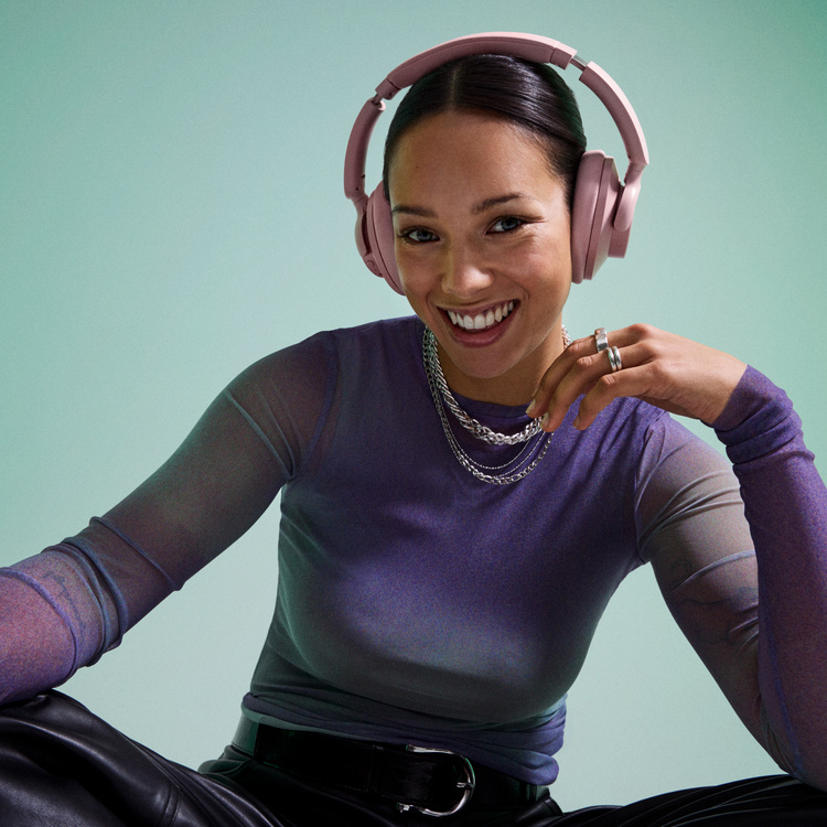Urbanista Valencia kabellose Over-Ear-Kopfhörer mit Geräuschunterdrückung, Powder Pink